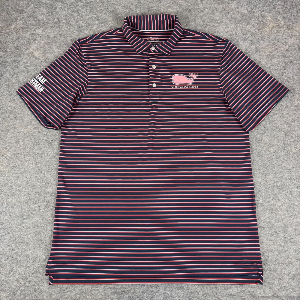 Vineyard Vines OTG Palmero Polo Shirt Team Postman Striped Mens Large L